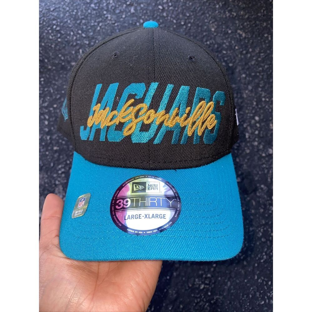 New Era 39THIRTY Jacksonville Jaguars NFL Draft Flex Hat Cap Size L-XL Brand New